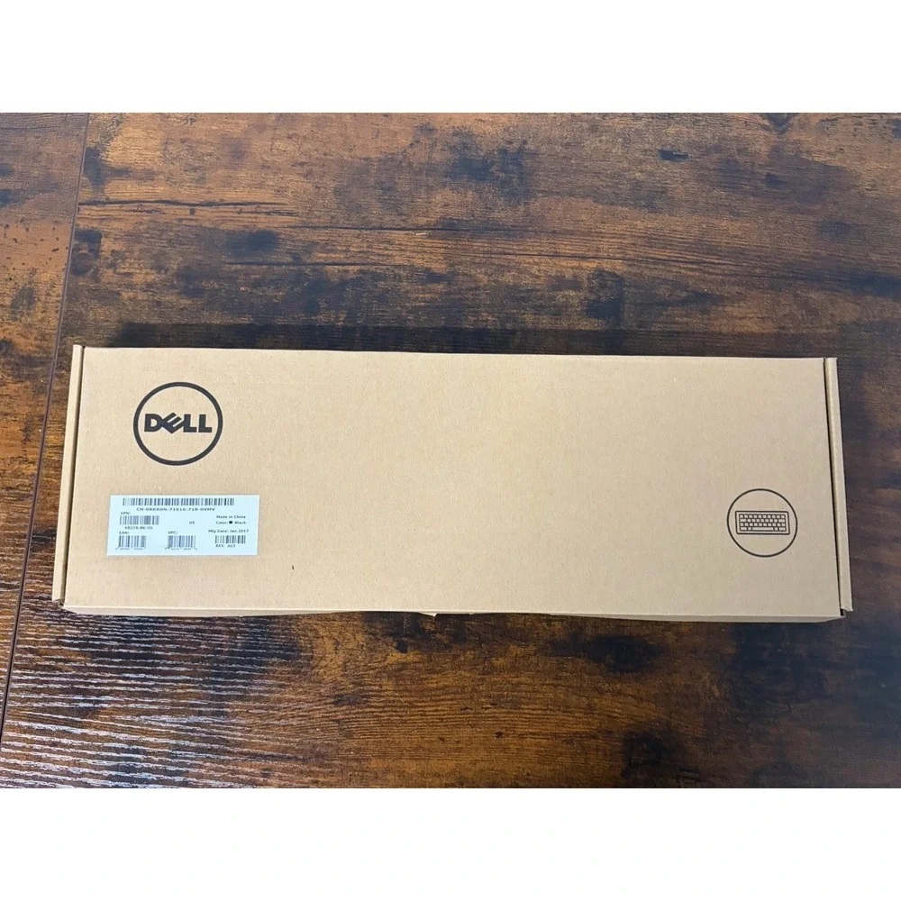 Dell KB216-BK-US Wired‎ USB Keyboard Black Quiet Keys Multimedia 2017 Rev A03